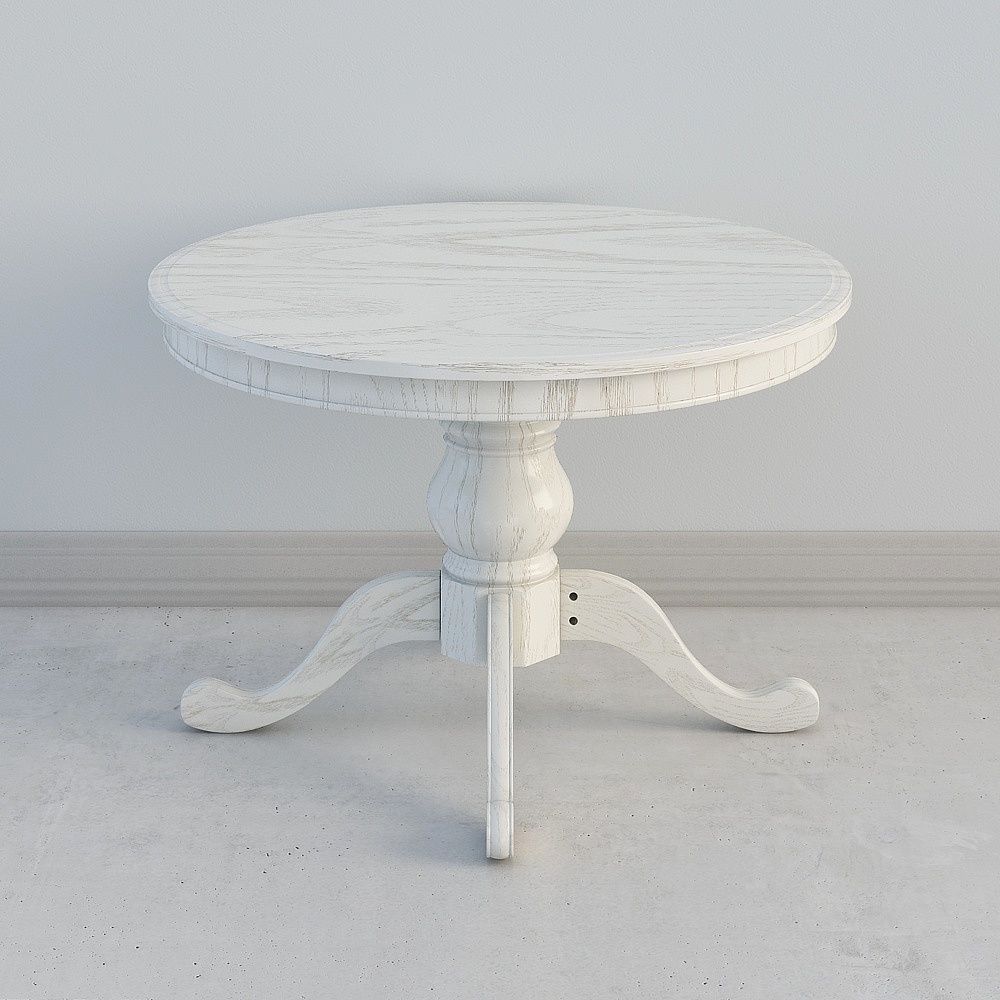 21BL Round Table - White