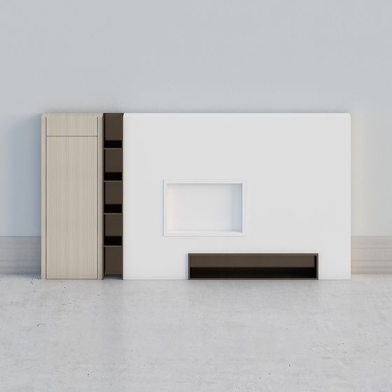 Minimalist Low-Poly 3D Model with High Detail