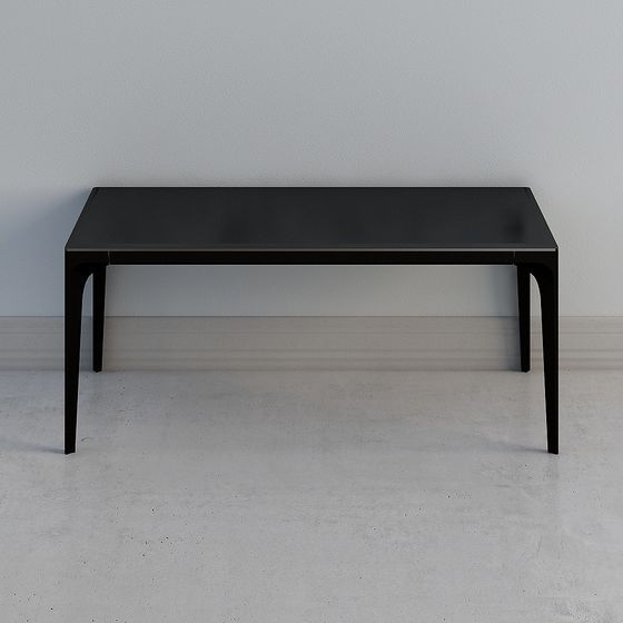 Modern Urban Black Table 3D model