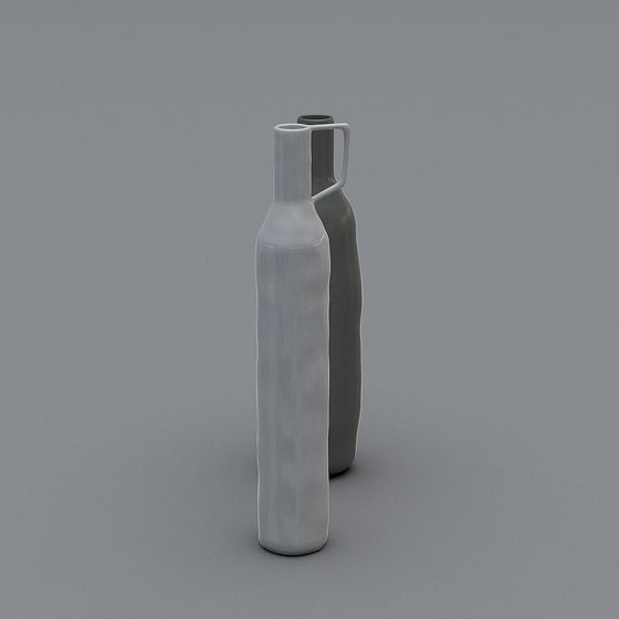 Minimalist Gray Vase 3D model
