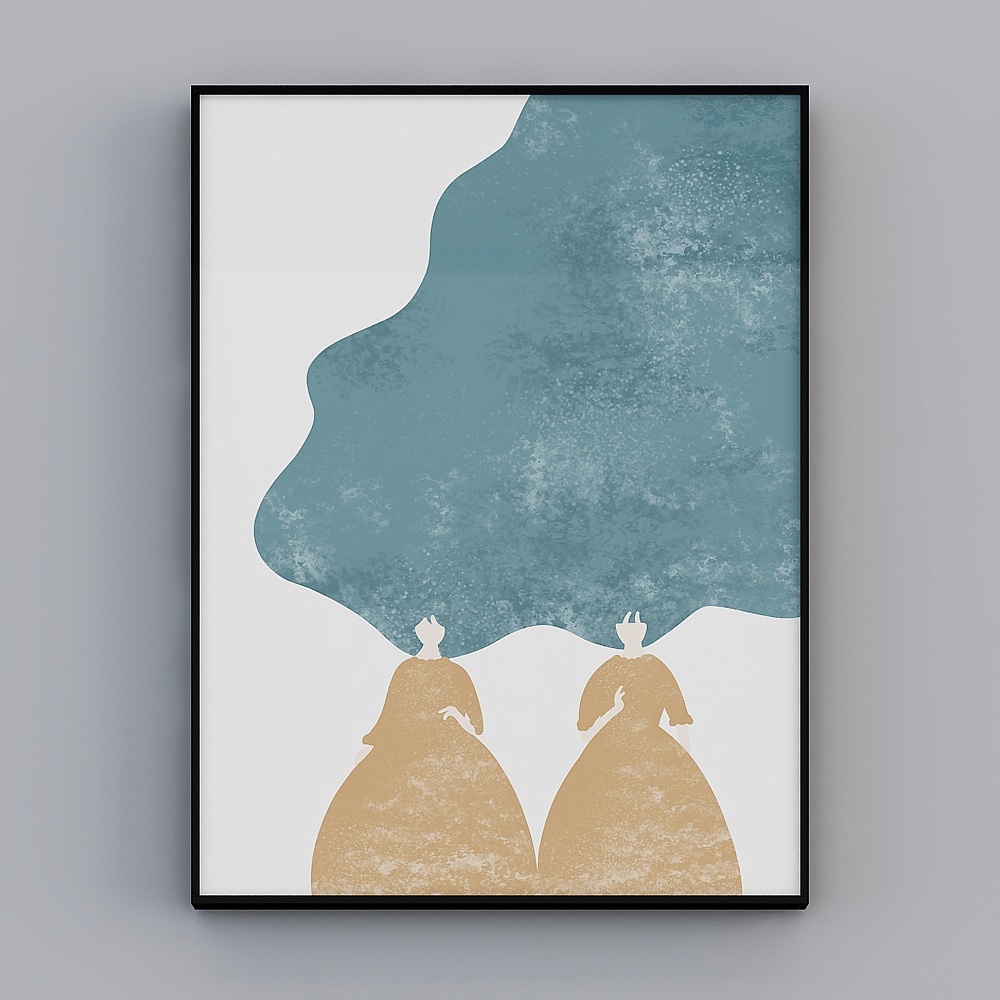 Glorious Fine Paintings - Modern Simplicity - L-26716 - Decorative Paintings