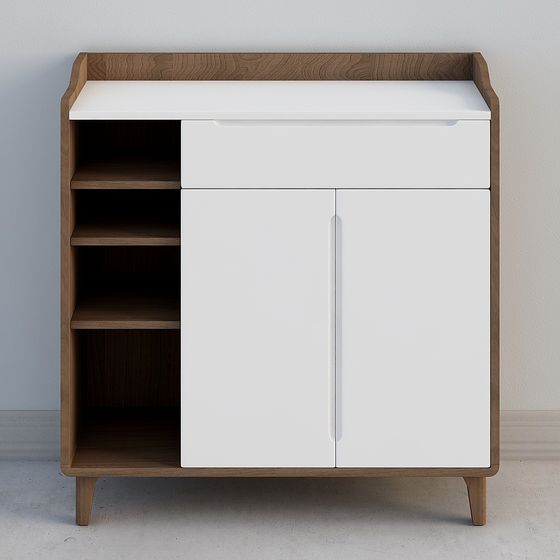 Nordic Style Storage Cabinet 3D model