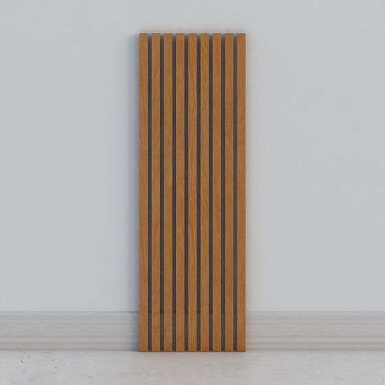 Stripe Wood Panel 3D model for Creative Design