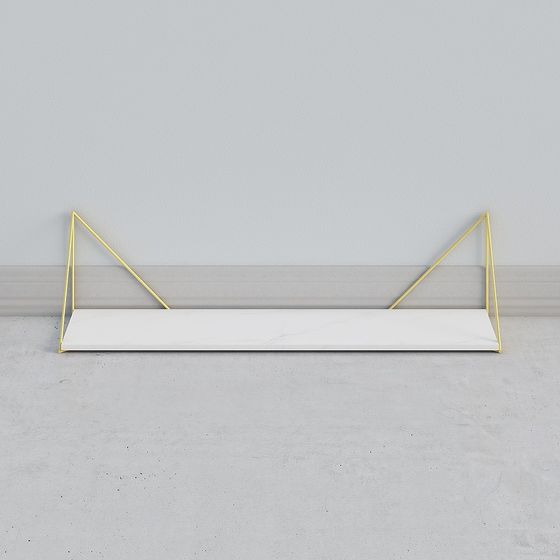 Multi-Layer Yellow Storage Rack 3D Model