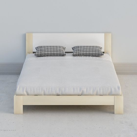 Modern Minimalist Bed Frame 3D model