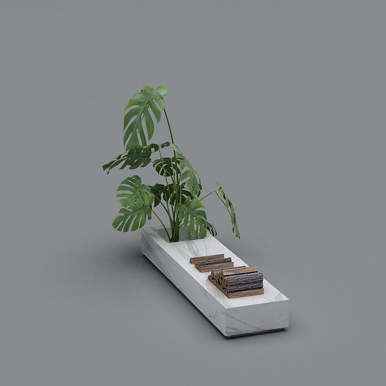 Urban Oasis Planter 3D model