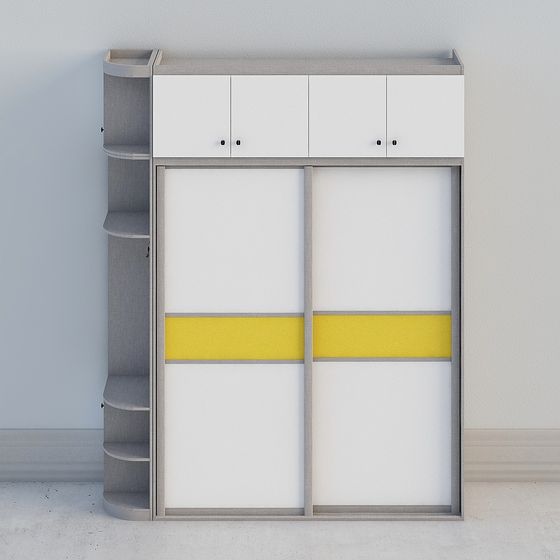Modern Urban Storage Cabinet 3D model