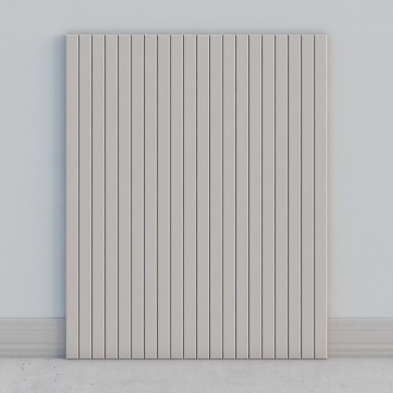 Vertical Lines Panel 3D model for Interior Design