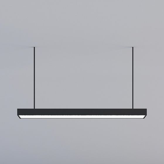 Modern Minimalist Hanging Light Fixture 3D model