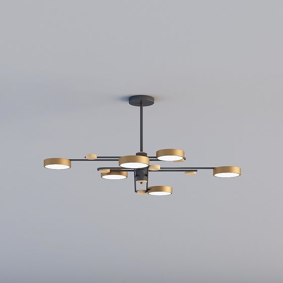 Elegant Pendant Light 3D model for Modern Interiors