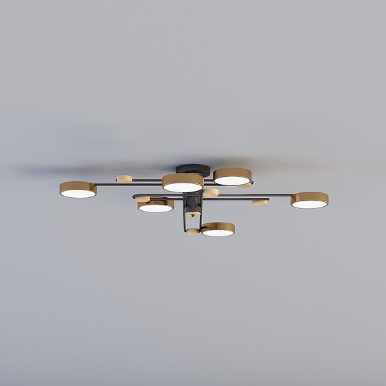 Elegant Modern Pendant Lamp 3D model