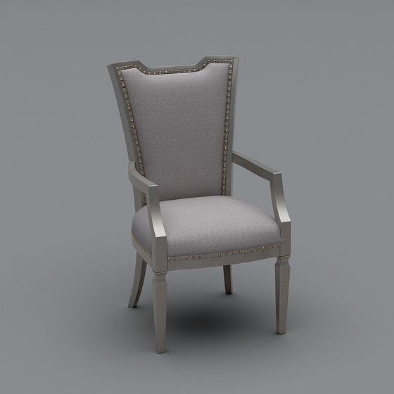 Elegant Armchair 3D model for Modern Spaces