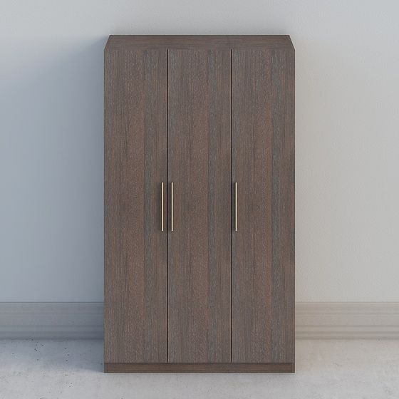 Stylish Urban Storage Cabinet 3D model