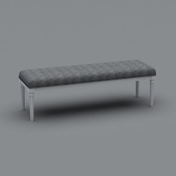 Classic Bench 3D model for Timeless Spaces