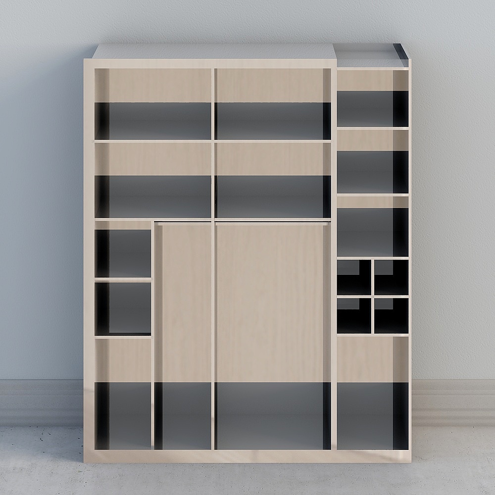 Urban Shelf 3D model for Modern Interiors