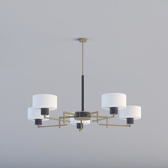 Elegant Modern Pendant Light 3D model