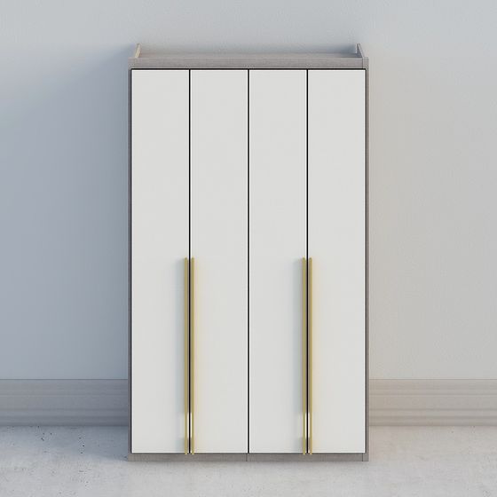 Urban Wardrobe 3D model for Modern Interiors