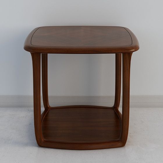 Vintage Style Side Table 3D model