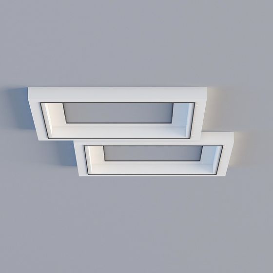 Sleek Embedded Ceiling Light 3D model