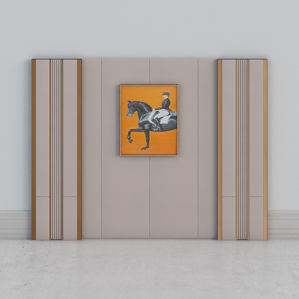 Background wall of master bedroom