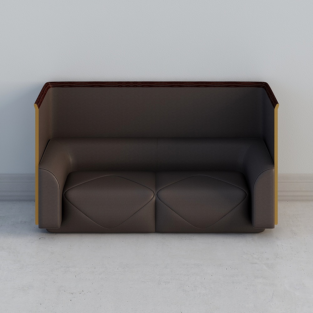 High back two-seat sofa