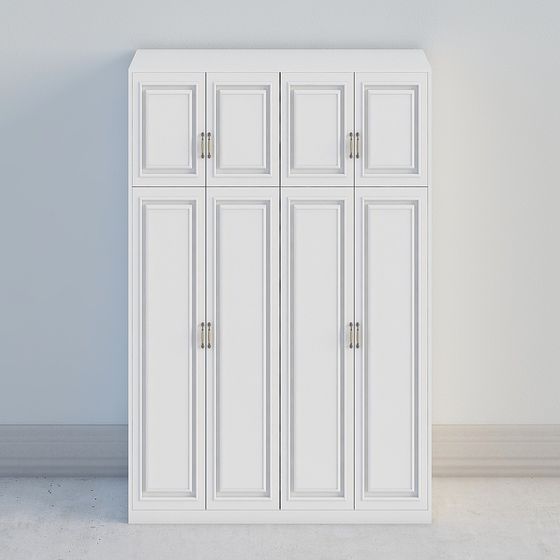 Elegant Minimalist Storage Cabinet 3D Model