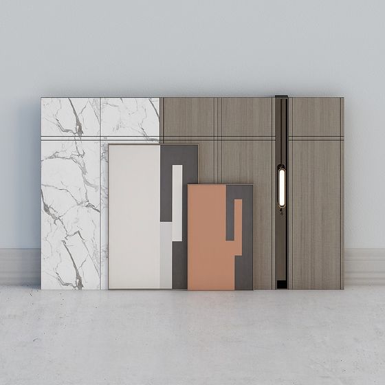 Stylish Urban Gate 3D model for Contemporary Spaces