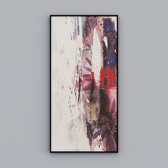 Vibrant Abstract Frame 3D Model for Artistic Inspirations