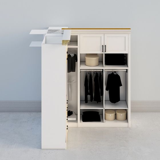 Urban Closet 3D model - Modern Minimalist Design