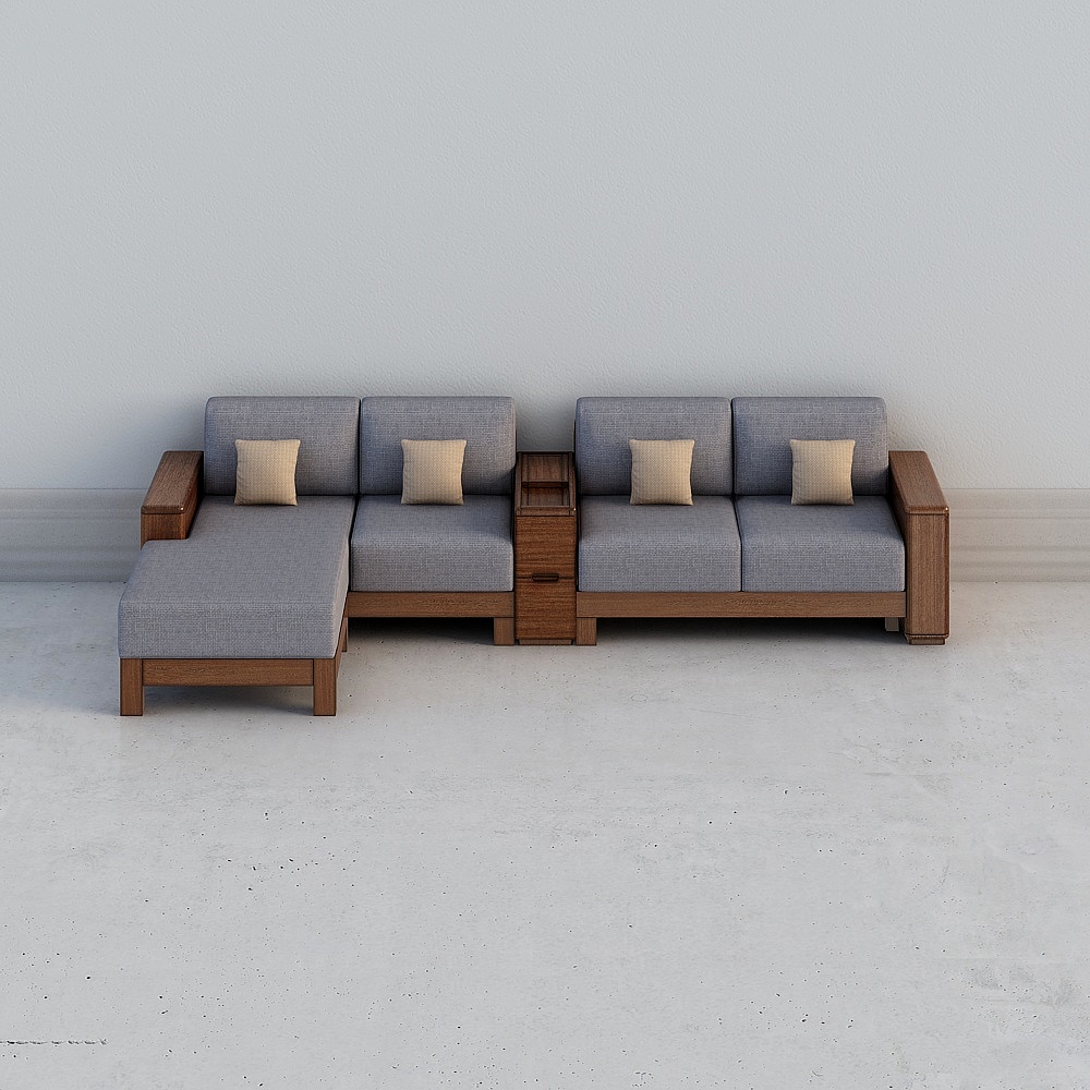 Urban Comfort Sofa 3D model