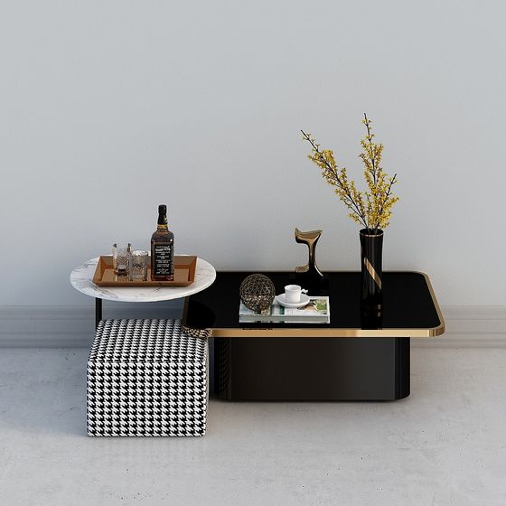 Moderner leichter Luxus-Wohnzimmertisch