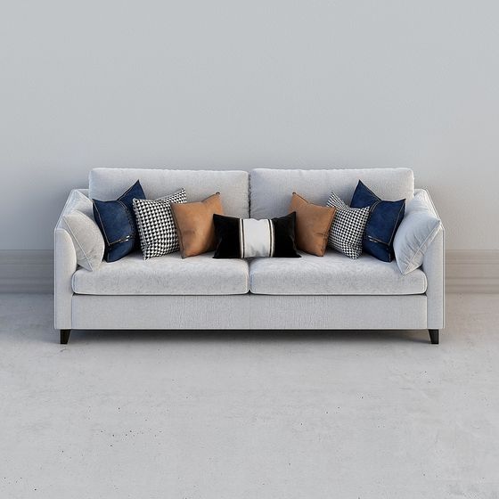 Urban Comfort Sofa 3D model