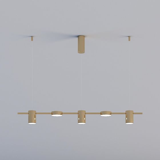Minimalist Low-Poly Pendant Light 3D model