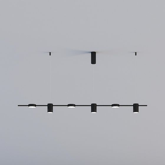 Linear Pendant Lamp 3D model