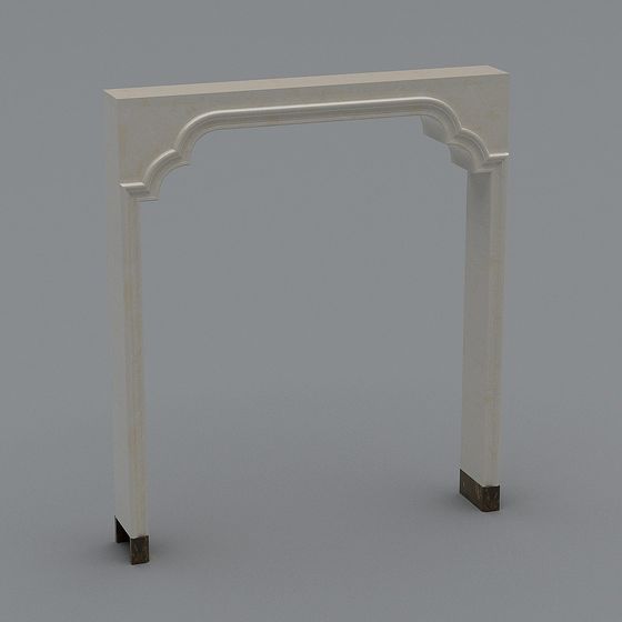 Arched Door Frame 3D model for Creative Spaces