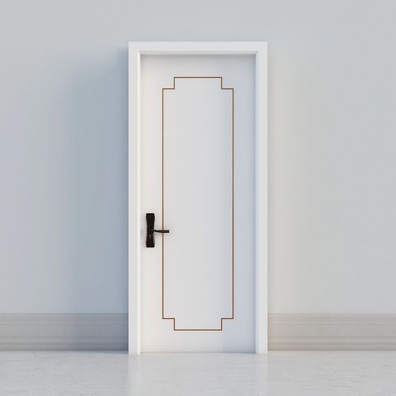 中国の白いドア