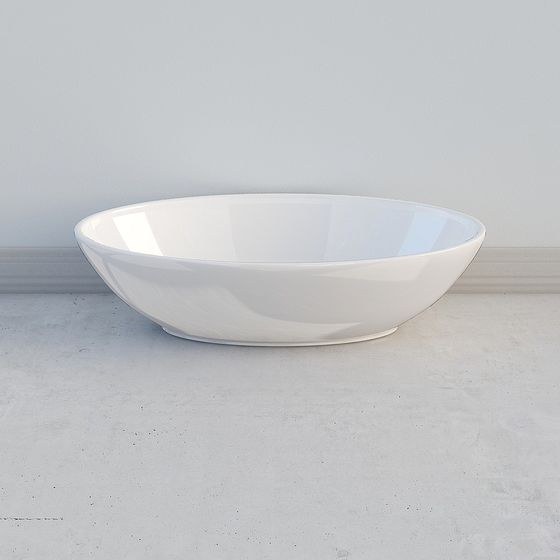 Elegant Streamline Bowl 3D model