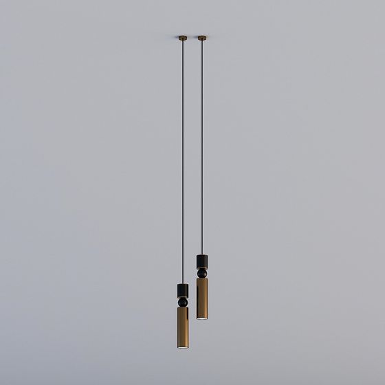 Suspended Art Light 3D Model Design