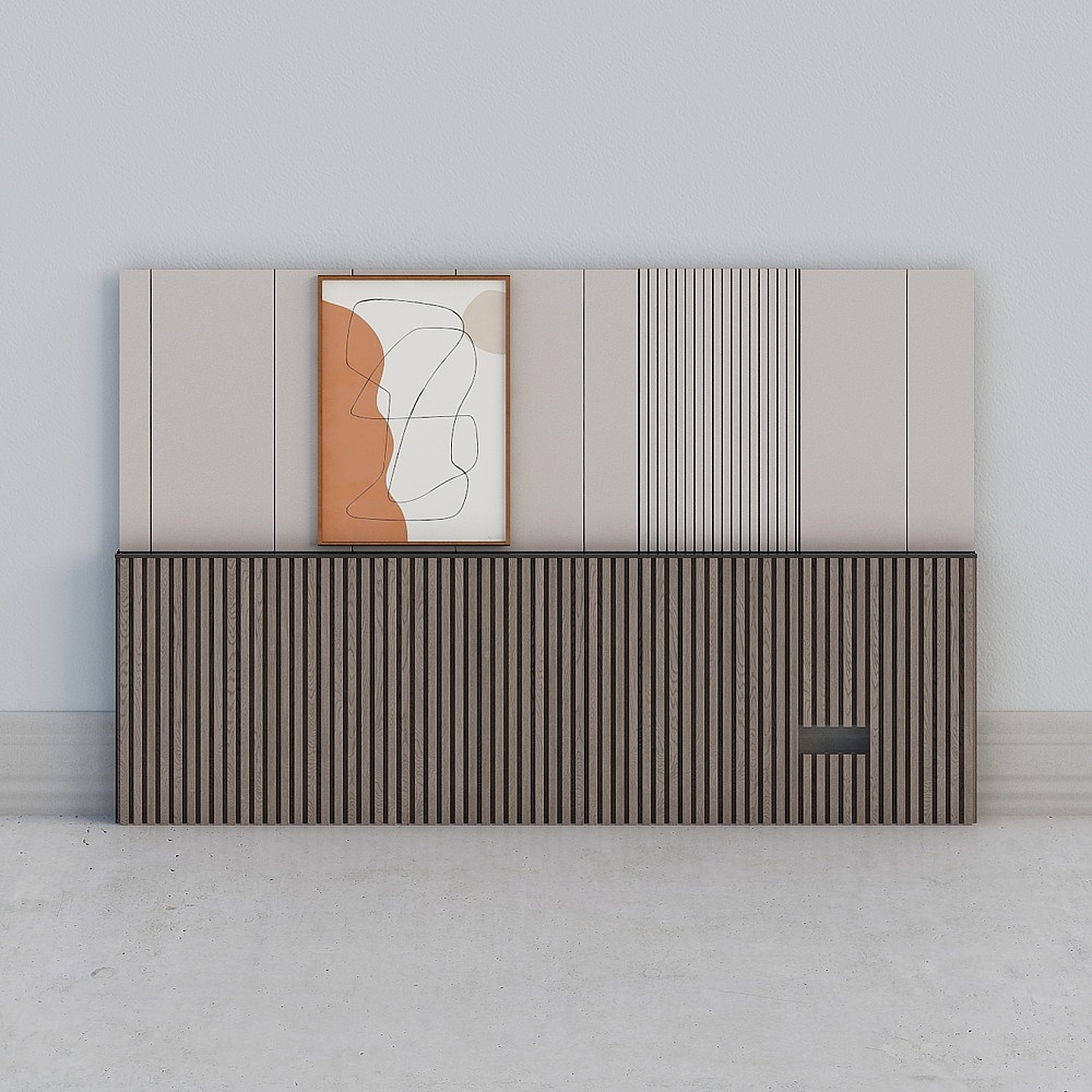 Background wall of master bedroom