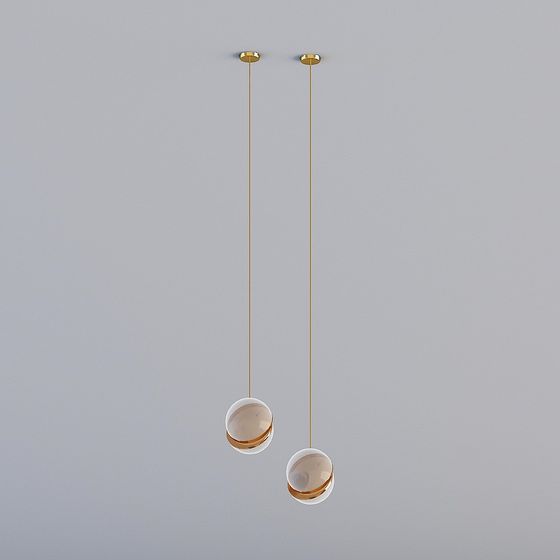 Elegant Chandelier 3D model for Modern Interiors