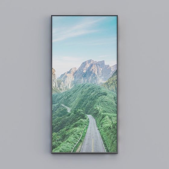 Forest Road 3D model