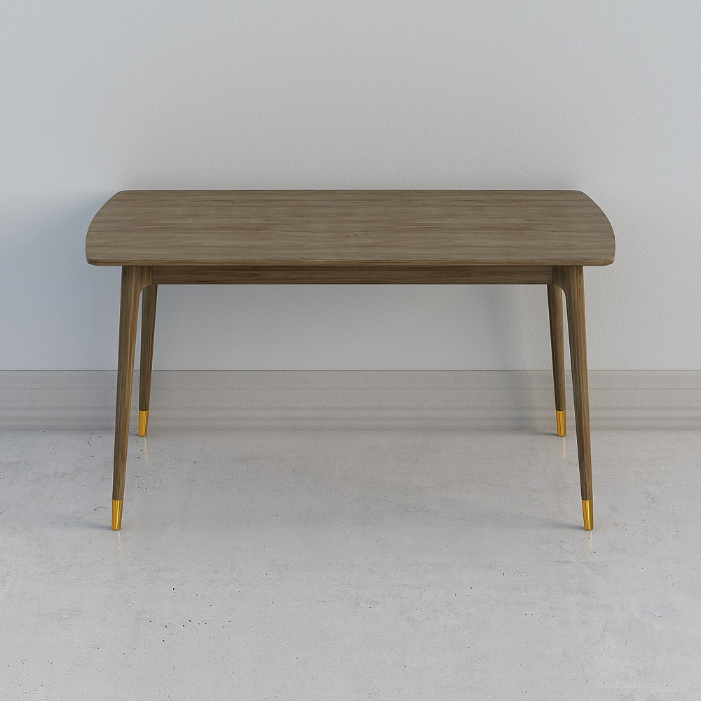 Bàn Uefa Art Swood gia đình Bắc Âu nhỏ 6 người - Bàn chữ nhật