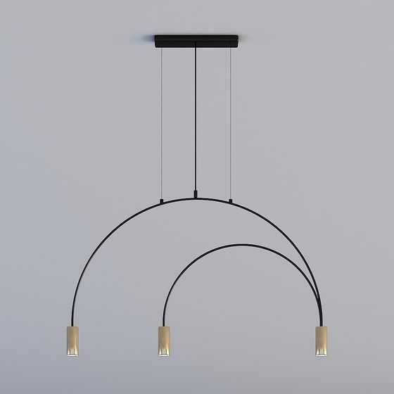 Arc Light 3D model - Elegant Pendant Lamp Design