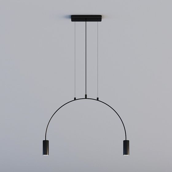 Modern Minimalist Pendant Light 3D model