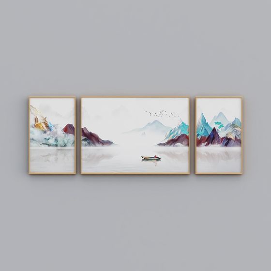 Dreamlike Low-Poly Landscape 3D Models