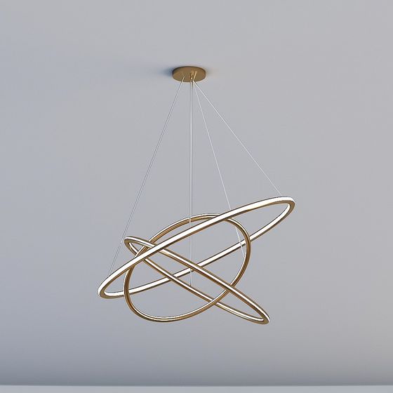 Halo Pendant Light 3D model