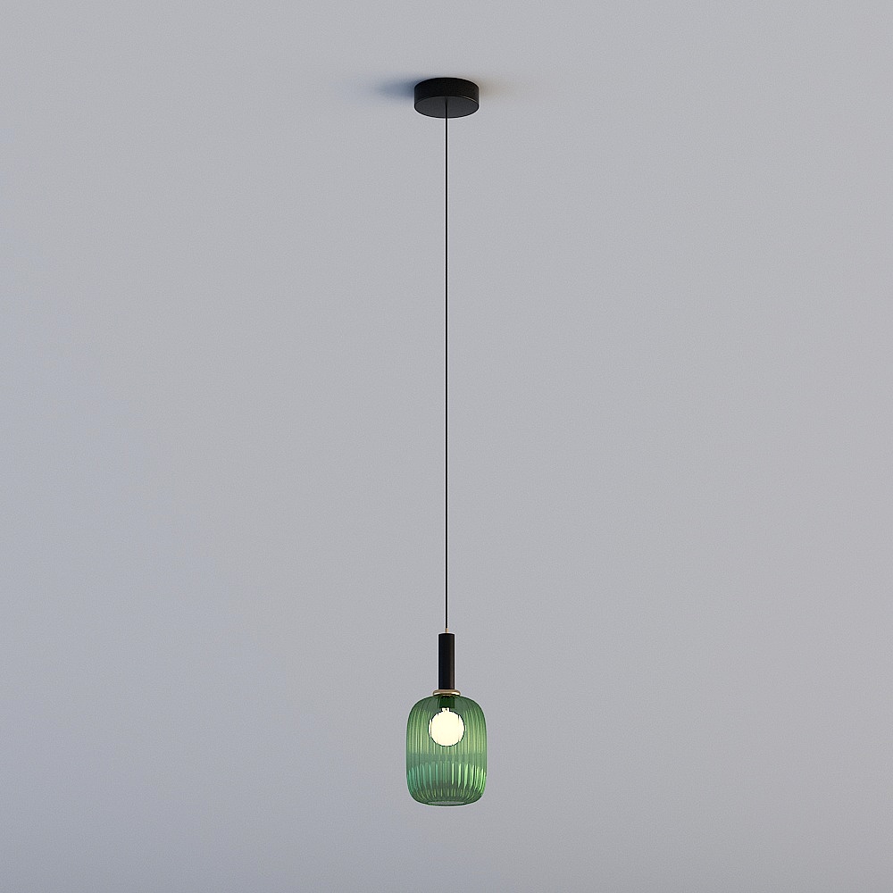 3D lights are all WMDS - Modern minimalist light luxury restaurant bedroom bar stained glass chandelier - A615-1