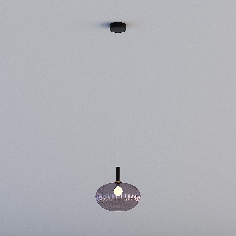 3D lights are all WMDS - Modern minimalist light luxury restaurant bedroom bar stained glass chandelier - A613-1