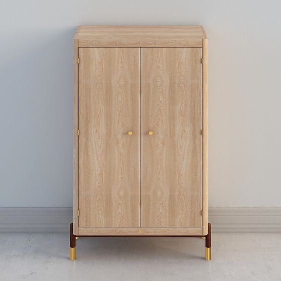 Mid-Century Wardrobe 3D model