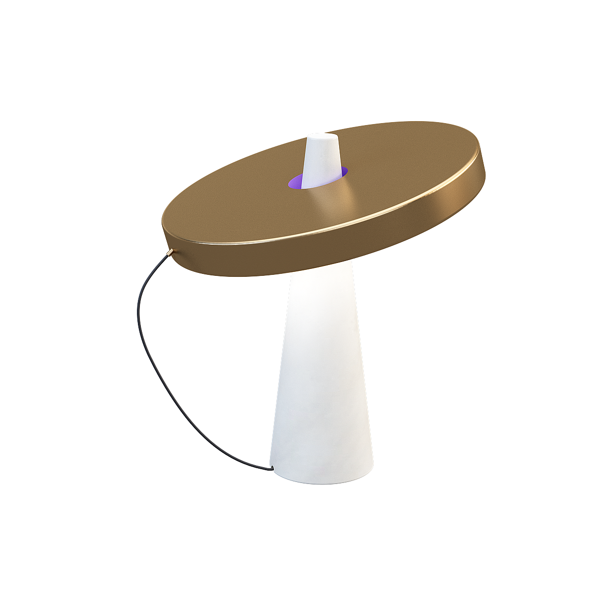 Modern 3D Model Lantern – Low-Poly Metal & Stone